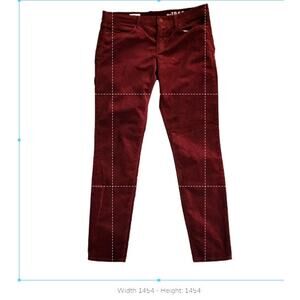 Gap 1969 Women’s Jegging Corduroy Pants Skinny Stretch Cord Jeggings Brown Sz 30